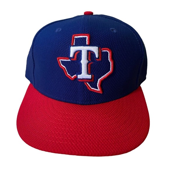 New Era Other - New Era Fitted Baseball Hat 7 1/4 Texas Rangers